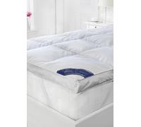 2" European Double Bed Size Continental Hotel Quality White Goose Feather & Down Mattress Topper, 100% Down-Proof 230TC Cotton Casing, Anti-Dust Mite (140cm x 200cm x 5cm) By Littens