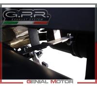Gpr Exhaust Systems Satinox Dual Yamaha Xt 660 Z Tenere 08-16 Homologated Slip On Muffler Silver Homologated