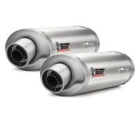 2 Exhaust Outlet Terminals MIVV OVAL Steel YAMAHA TDM 900 2002 > 2014
