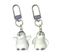 2 Exquisite Penguin Decorative Bag Pendant Hanging Ornament Bag Charm Suitable for Various Styles Combination Penguin Keychain, フリーサイズ