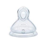 Nuk FC + flow pacifier control silicone 6 to 18 months x2