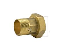 2" Female to 1-1/2" Male Hex Brass Union Pipe Fitting Water Gas Oil for Water Meter