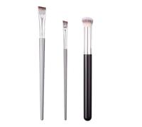 2 Fine Ultra-Thin Eyeliner Brushes + 1 Multi-Purpose Face Concealer Brush, Soft-Bristled Makeup Tools,3pcs,H
