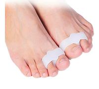 2 Finger Toe Straigtener Big Toe Separator | Straighten Bunion Toes | Prevent Toe Overlap | Standard Spacer | For Men & Women | Big Toe Twin Separator by SDA Direct