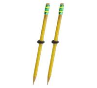 2 Fingertip Pencils For Concentration - Threaded Pencil Caps With Nuts Bolts | Adult Fingertip Pencil Caps Sensory Relief | Textured Sensory Pencils For ADHD Focus, School Office Home, 19x4x0.5cm