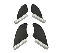 2 FINS Twin Fin Stabilizer Thuster Surfboard Fins 3pcs/4pcs A Set Performance Core Honeycomb Surf MR for Paddle Board(RM 4PCS)