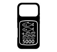 2 Fish 5 Breads Jesus Feeds 5000 Christian Bible Verse Quote Case for iPhone 17 Pro
