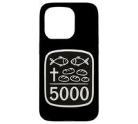 2 Fish 5 Breads Jesus Feeds 5000 Cross Christian Bible Verse Case for iPhone 15 Pro