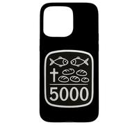 2 Fish 5 Breads Jesus Feeds 5000 Cross Christian Bible Verse Case for iPhone 15 Pro Max