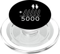 2 Fishes 5 Breads Jesus Feeds The 5000 Christian Bible Verse PopSockets PopGrip for MagSafe