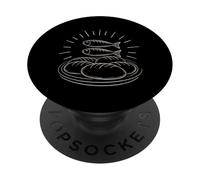 2 Fishes 5 Breads Jesus Feeds The 5000 Gift God Bible Verse PopSockets Adhesive PopGrip