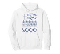 2 Fishes 5 Loaves Jesus Cross 5000 Miracle Pullover Hoodie