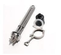 2“ Flange Tri Clamp Electric Water Heating Element 380V Three Phase with Coupling/Ferrule 3KW/4.5KW/6KW/9KW/12KW(Type 2,220V_9KW 290MM)