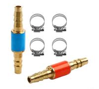 2 Flashback Arrestors with Clamps, Essential for Oxygen and Acetylene Use