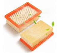 2 Flat Pleated Filter Replacement Parts for Kärcher WD4 WD5 WD6 MV4 MV5 MV6