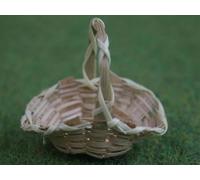 2 Flower Basket, Dolls House Miniatures, Accessory, 1.12 Scale