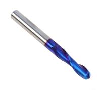 2-Flute Ball Nose Router Bit for for CNC Milling and Slotting Projects in Woodworking, Furniture Making and Decoration, 63.6mm/2.50in Size with High-for Precision(63.6mm)