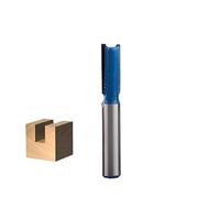 2 Flute Straight End Mill 8mm Carbide Woodworking Router Bit for | 2-flute straight end mill with 8mm shank for precise woodworking slotting and engraving