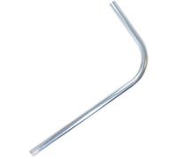 2' Foot Aerial L Shaped Pole Mast Fascia Loft Wall Stand Off Mounting Tv Dab