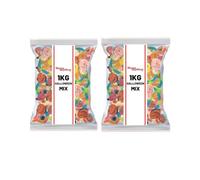 2 For £10 1kg Pick N Mix Sweets Fizzy & Jelly Halloween Mix Kit | Bulk Assortment of Chewy & Fizzy Spooky Sweets | Perfect for Trick-or-Treating & Parties