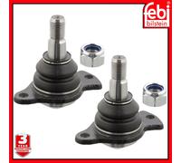 2 Front Lower Ball Joint with Nut For Vauxhall Arena Renault Trafic Febi 09686