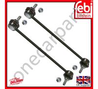 2 Front Stabiliser Links inc Nuts Febi 17377 For BMW 3Series M3 Z4 1997 to 2009