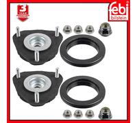 2 Front Strut Mounting Kit Inc Ball Bearing and Nuts for Ford Focus 1480525