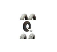 (2 Front Tyres, With Innertubes) Mobility Scooter Pneumatic Tyres - 300-4 260 X 85