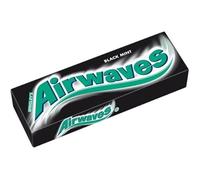 2 Full Packs of WRIGLEY'S Airwaves Chewing Gum (60 Single Packs) Blackmint