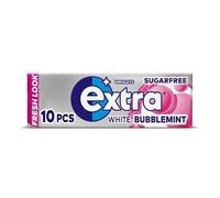 2 Full Packs of WRIGLEY'S EXTRA Chewing Gum (60 Single Packs) BUBBLEMINT