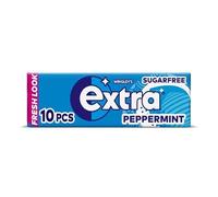 2 Full Packs of WRIGLEY'S EXTRA Chewing Gum (60 Single Packs) Peppermint