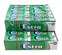 2 Full Packs of WRIGLEY'S Extra Chewing Gum (60 Single Packs) (Spearmint)