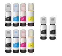 2 Full Sets And 2 FREE BLACK Replacement Ink Bottles Of Epson 103K-C/M/Y