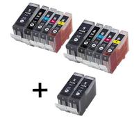 2 Full Sets And 2 FREE Canon BLACK Replacement Ink Cartridges (PGI-5BK-CLI8BKCMY)