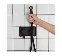 2 Function Handheld Sprayer Single HandleSpray Hot and Cold Water Wall Mounted Toilet for Pet Shower, Watering Flower,Black(Nero)
