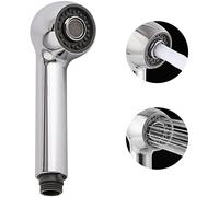 2 Function Kitchen Sink Faucet Sprayer Head Pull Out Sink Sprayer Head Replacement, G1/2 or 13/16 Inch Male Connector, NOT UNIVERSAL, Pull-down Bathroom Spray Faucet Head Sprayer Spout, Chrome