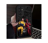 (2, Galaxy A34) Marvel Deadpool Wolverine Case for Samsung Galaxy
