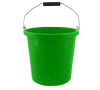 2 Gallon Builders Bucket 10 Litre - Heavy Duty Utility Bucket Mixing Pail with Sturdy Handle - Dual-Scale Markings - Perfect for Outdoor, Construction & Gardening Tasks-Green