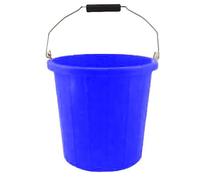 2 Gallon Builders Bucket10L Calibrated Mixing Pail with Reinforced Handle - Indoor/Outdoor Utility - Heavy-Duty Plastic-Blue