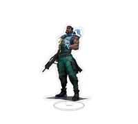 (2) Game Valorant Figures Sage Killjoy Jett Sova Cypher Cosplay Acrylic Stand Model Plate Desk Decor Standing