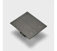 2 Gang 2 Way Wall Switch Grey 250V 10A Frameless Free Combination with Various Designs
