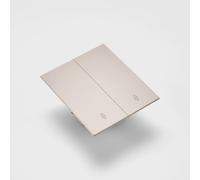 2 Gang 2 Way Wall Switch Warm White 250V 10A Frameless Can Be Combined With Different Designs