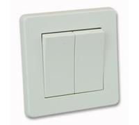 2 GANG 2 WAY WIDE ROCKER SWITC 5172 By CRABTREE