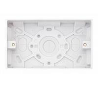 2 GANG 25MM DEEP SURFACE PATTRESS BACK BOX LG8288-25