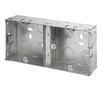 Dencon 8853NB Dual Metal Back Box 35Mm
