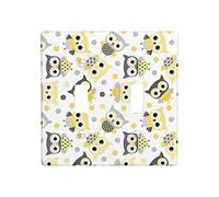 2-Gang Toggle Light Switch Wall Plate, Animal Cartoon Owls Cute, Decorative Wall Plate for Light Switches, Double Toggle Lightswitch Cover, Scuff-Resistant Dual Device Faceplate for Bedroom