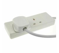 2 Gang Way UK 13A Trailing Socket Mains Power Extension Leads 1m/2m/3m/5m/10m