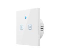 (2 Gang) WiFi Smart Touch Remote Control Switch Radar Motion Sensor Panel Works with Amazon Alexa Google Home