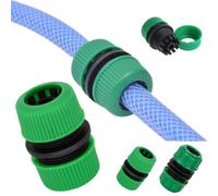 2'' Garden Water Hose Connector, Pipe Quick Connectors, Coupler Repair Irrigation Fitting, Garden Water Hose Joiners Repair Menders Hose Connectors Extend Adapters, for Garden Hose Repair
