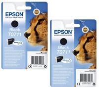 Genuine Epson T0711 T0712 T0713 T0714 T0715 Printer Ink Cartridges - No Box